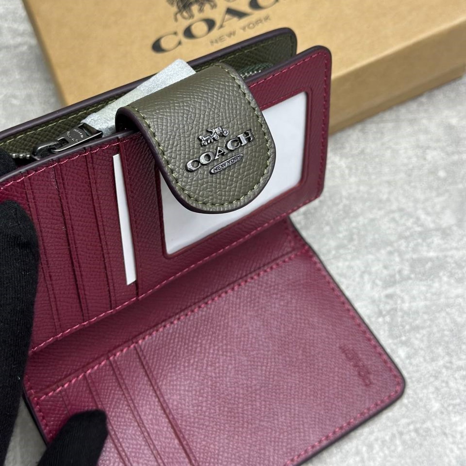 Кошелек COACH Canvas