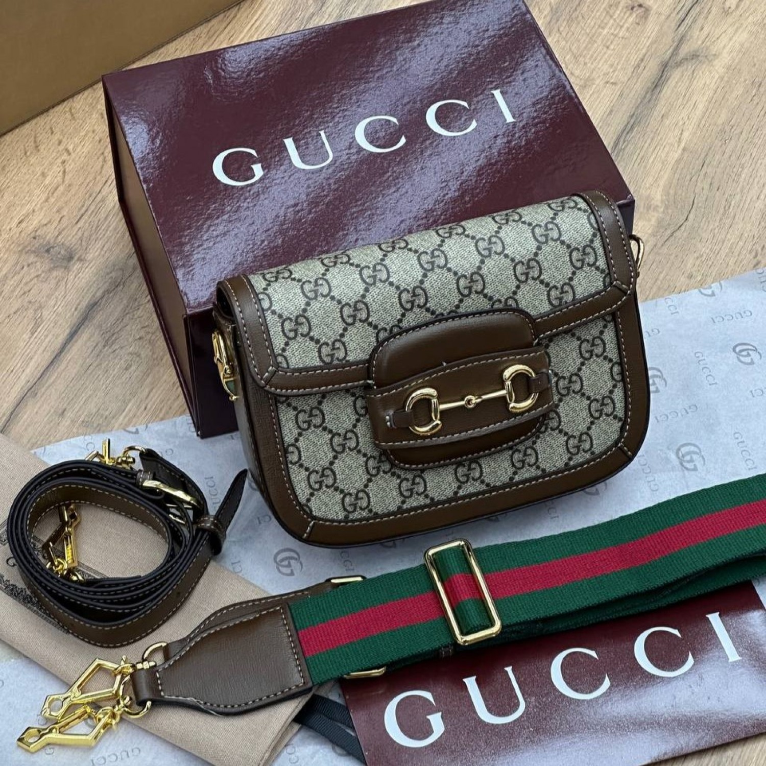 Сумка-мини Gucci  1955 Horsebit