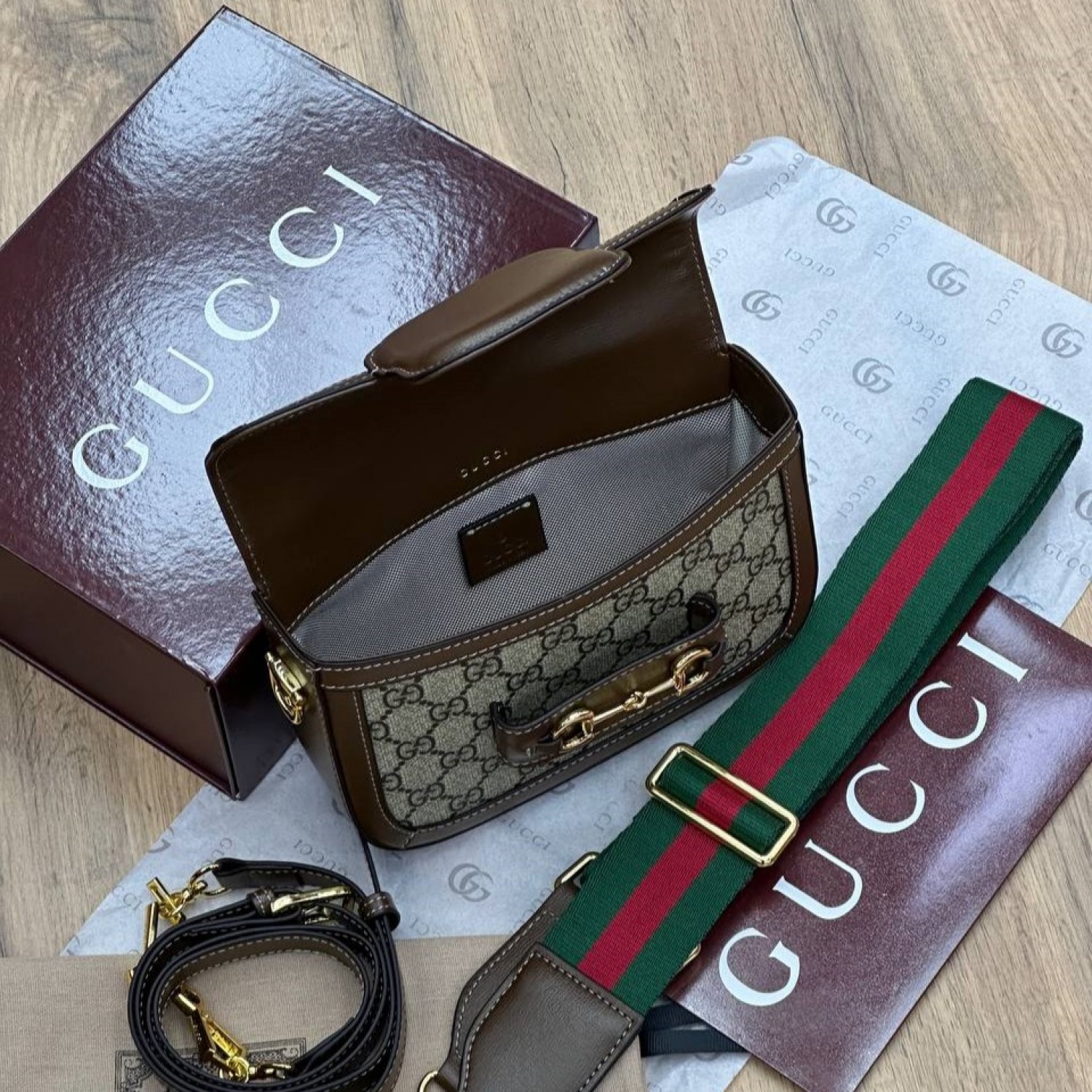 Сумка-мини Gucci  1955 Horsebit