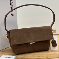 Сумка замшевая Jacquemus Le Rond Carre