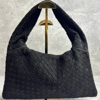 Сумка Bottega Veneta Hop large с плетением 