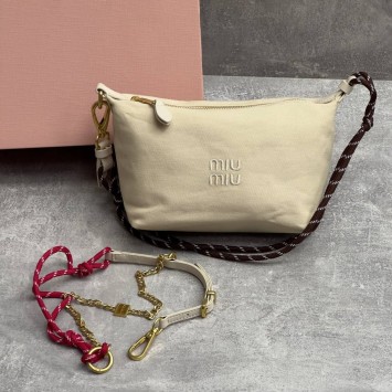 Сумка-мини из габардина Miu Miu 