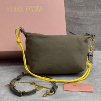 Сумка-мини из габардина Miu Miu 