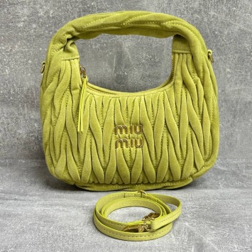 Сумка-тоут Miu Miu Aventure nappa мини