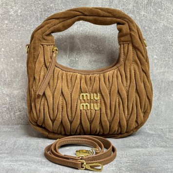 Сумка-тоут Miu Miu Aventure nappa мини