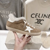 Кеды Golden Goose с мехом зимние