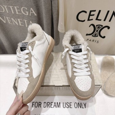 Кеды Golden Goose с мехом зимние