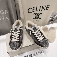 Кеды Golden Goose с мехом зимние