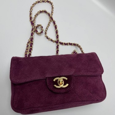 Сумка конверт Chanel из замши