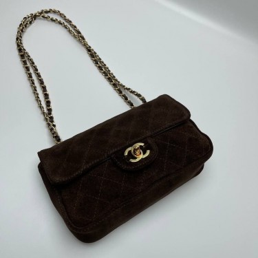 Сумка конверт Chanel из замши