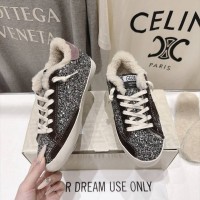 Кеды Golden Goose с мехом зимние