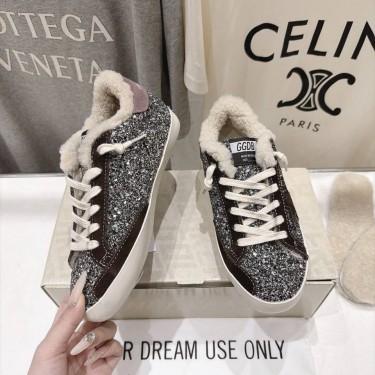 Кеды Golden Goose с мехом зимние