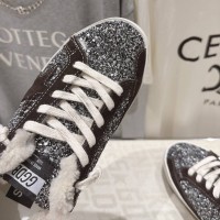 Кеды Golden Goose с мехом зимние