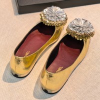 Балетки Chanel на плоской подошве