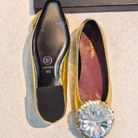 Балетки Chanel на плоской подошве