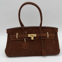 Сумка Hermes  Birkin замшевая