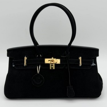 Сумка Hermes  Birkin замшевая