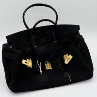 Сумка Hermes  Birkin замшевая
