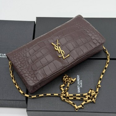 Клатч Saint Laurent KATE clutch in grain de poudre leather