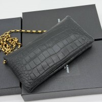 Клатч Saint Laurent KATE clutch in grain de poudre leather