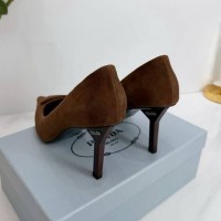 Туфли-лодочки Prada с культовой пряжкой PREMIUM качества
