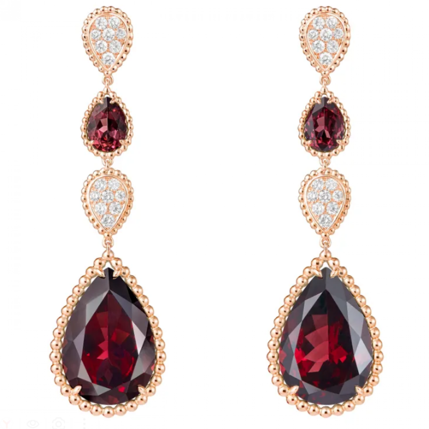 Серьги Boucheron Serpent Bohème