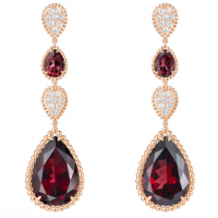 Серьги Boucheron Serpent Bohème