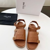 Сандалии Celine кожаные