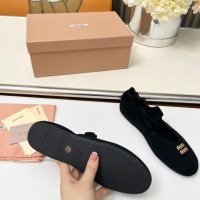 Балетки Miu Miu  Ruches nappa leather