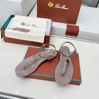 Сандалии Loro Piana замшевые