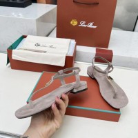 Сандалии Loro Piana замшевые