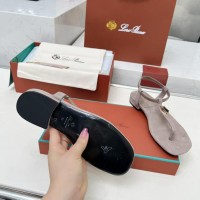 Сандалии Loro Piana замшевые