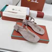 Сандалии Loro Piana замшевые