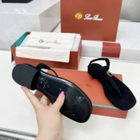 Сандалии Loro Piana замшевые