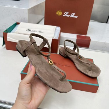 Сандалии Loro Piana замшевые