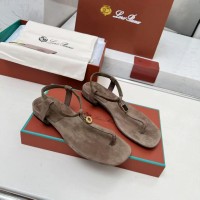 Сандалии Loro Piana замшевые