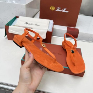 Сандалии Loro Piana замшевые