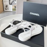 Сандалии Chanel кожаные