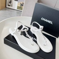 Сандалии Chanel кожаные