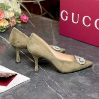 Туфли  Gucci crystal Interlocking G