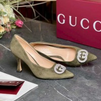 Туфли  Gucci crystal Interlocking G