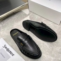  МУЛЫ-ЛОФЕРЫ Saint Laurent  В СТИЛЕ ЭЙЛЬ