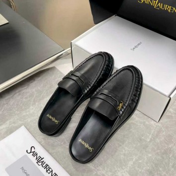  МУЛЫ-ЛОФЕРЫ Saint Laurent  В СТИЛЕ ЭЙЛЬ