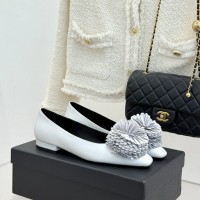 Балетки Chanel на плоской подошве