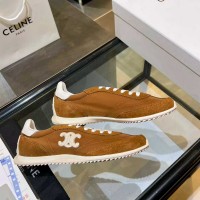 Кроссовки Celine RACER  из нейлона, замши и кожи