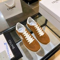Кроссовки Celine RACER  из нейлона, замши и кожи