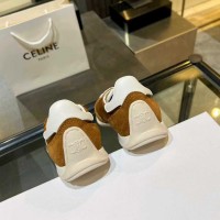 Кроссовки Celine RACER  из нейлона, замши и кожи