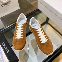 Кроссовки Celine RACER  из нейлона, замши и кожи