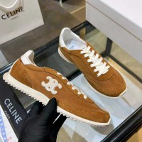 Кроссовки Celine RACER  из нейлона, замши и кожи