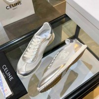 Кроссовки Celine RACER  из нейлона, замши и кожи